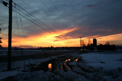 heading home from snowboarding