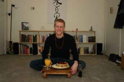 me, the pancakes, and of course, the syrup