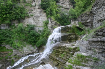 Treman upper falls