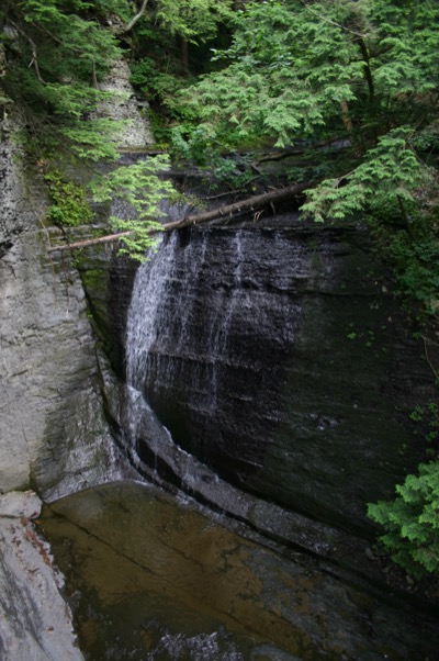 A small waterfall on the \'secret\' trail