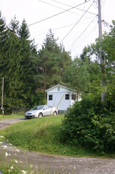 Looking back at the new place