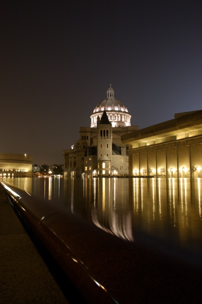 the edge of the pool