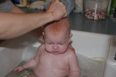 first time being underwater!