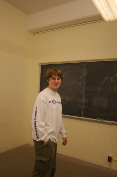 Jeff during the \'overthrow PV\' meeting